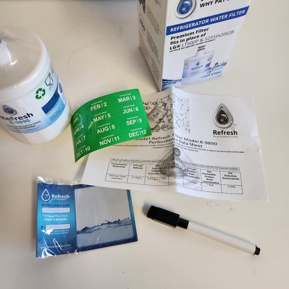 Refresh LG LT500P Replacement Water Filter for R-9890 Water Filter - Picture 7 of 7